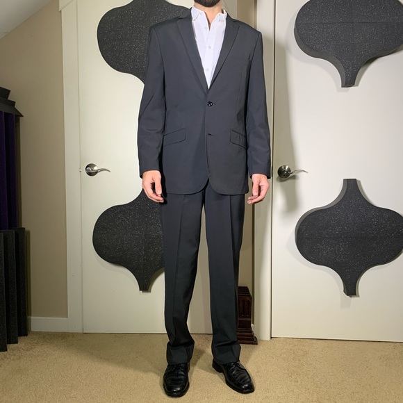 Mark Eckō Other - Mark Eckō Charcoal Grey Black Suit 38R